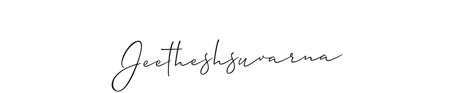 You should practise on your own different ways (Allison_Script) to write your name (Jeetheshsuvarna) in signature. don't let someone else do it for you. Jeetheshsuvarna signature style 2 images and pictures png