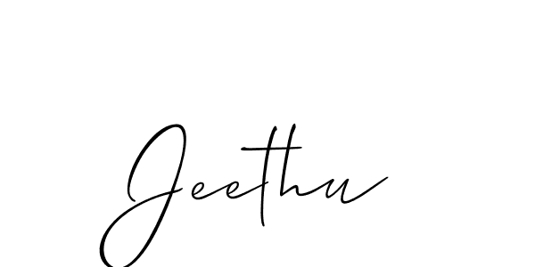 How to Draw Jeethu signature style? Allison_Script is a latest design signature styles for name Jeethu. Jeethu signature style 2 images and pictures png