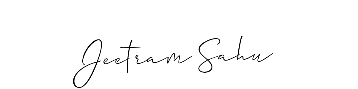 How to Draw Jeetram Sahu signature style? Allison_Script is a latest design signature styles for name Jeetram Sahu. Jeetram Sahu signature style 2 images and pictures png