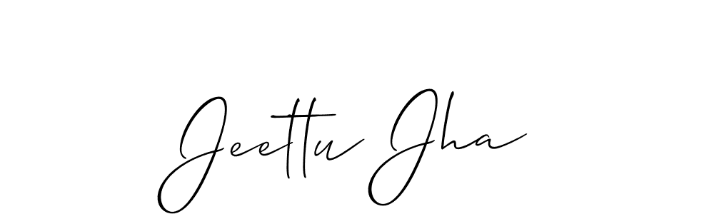 Best and Professional Signature Style for Jeettu Jha. Allison_Script Best Signature Style Collection. Jeettu Jha signature style 2 images and pictures png