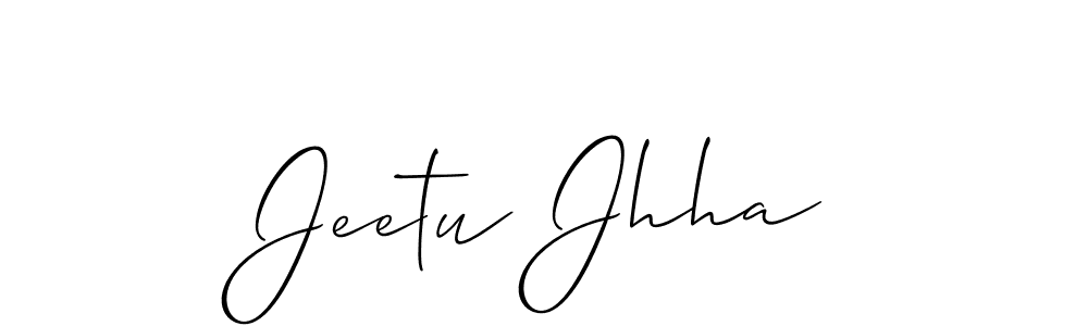 Jeetu Jhha stylish signature style. Best Handwritten Sign (Allison_Script) for my name. Handwritten Signature Collection Ideas for my name Jeetu Jhha. Jeetu Jhha signature style 2 images and pictures png