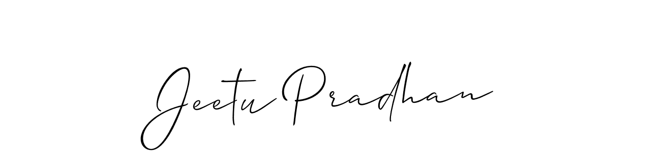 You can use this online signature creator to create a handwritten signature for the name Jeetu Pradhan. This is the best online autograph maker. Jeetu Pradhan signature style 2 images and pictures png