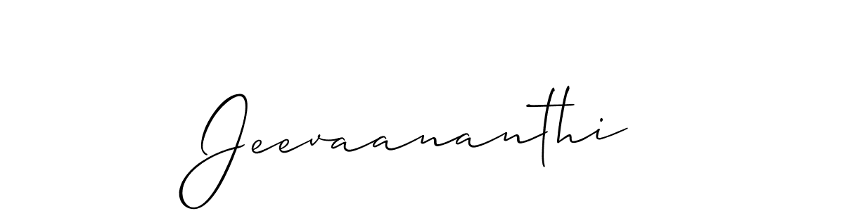 How to make Jeevaananthi name signature. Use Allison_Script style for creating short signs online. This is the latest handwritten sign. Jeevaananthi signature style 2 images and pictures png