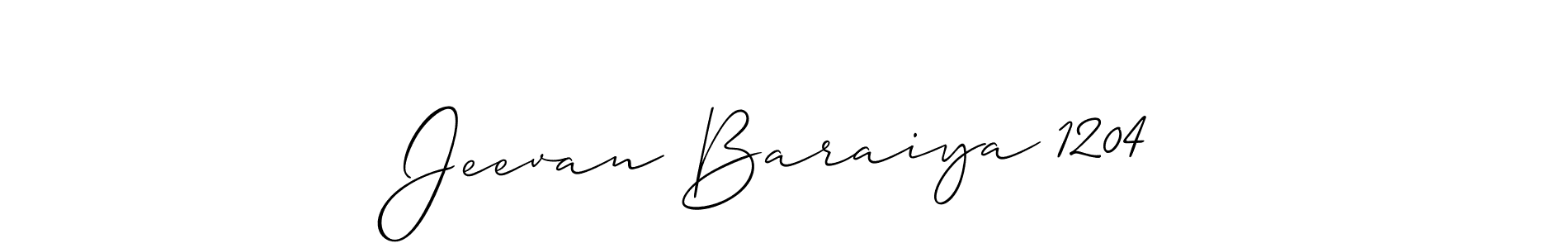 How to Draw Jeevan Baraiya 1204 signature style? Allison_Script is a latest design signature styles for name Jeevan Baraiya 1204. Jeevan Baraiya 1204 signature style 2 images and pictures png