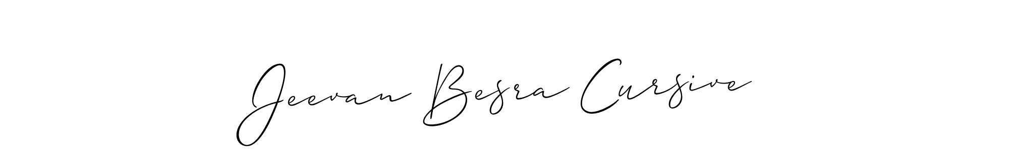 Also we have Jeevan Besra Cursive name is the best signature style. Create professional handwritten signature collection using Allison_Script autograph style. Jeevan Besra Cursive signature style 2 images and pictures png