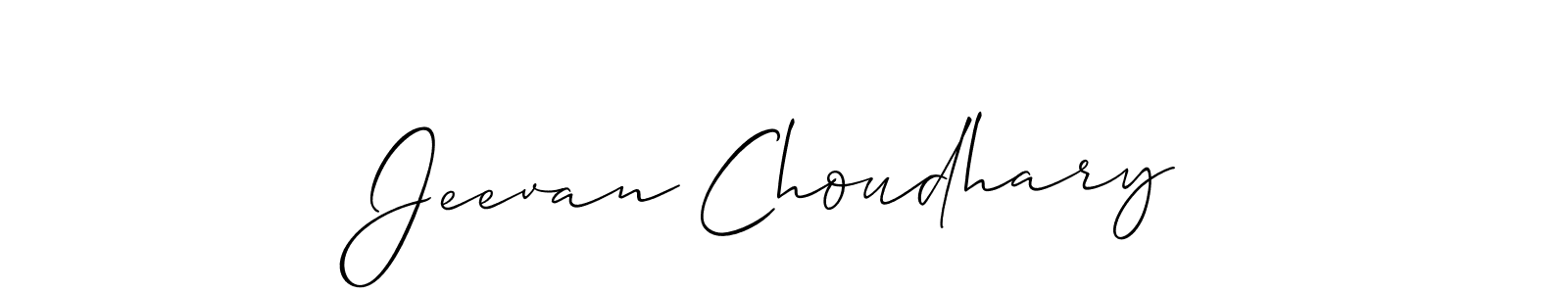 It looks lik you need a new signature style for name Jeevan Choudhary. Design unique handwritten (Allison_Script) signature with our free signature maker in just a few clicks. Jeevan Choudhary signature style 2 images and pictures png