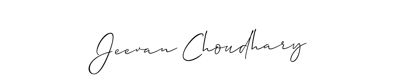 Jeevan Choudhary stylish signature style. Best Handwritten Sign (Allison_Script) for my name. Handwritten Signature Collection Ideas for my name Jeevan Choudhary. Jeevan Choudhary signature style 2 images and pictures png