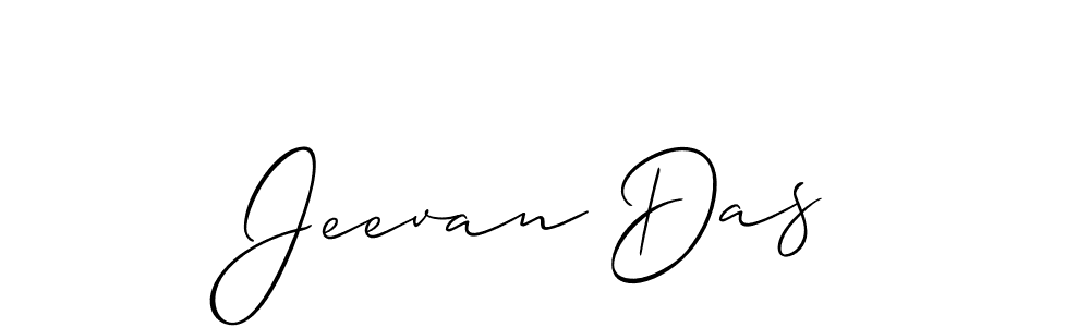 You should practise on your own different ways (Allison_Script) to write your name (Jeevan Das) in signature. don't let someone else do it for you. Jeevan Das signature style 2 images and pictures png