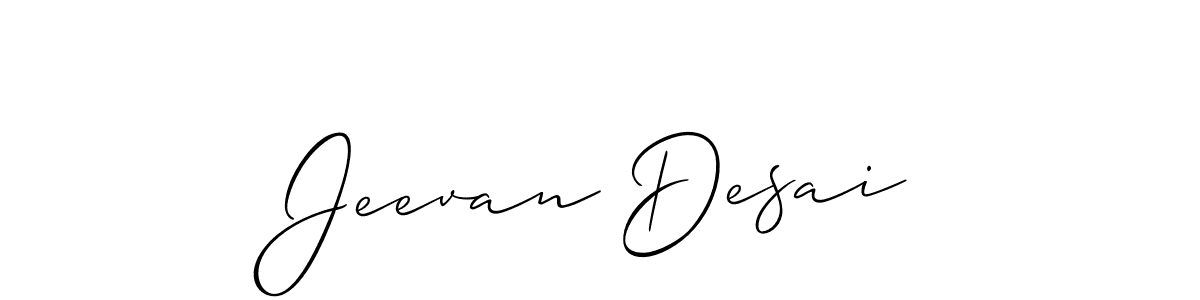 Check out images of Autograph of Jeevan Desai name. Actor Jeevan Desai Signature Style. Allison_Script is a professional sign style online. Jeevan Desai signature style 2 images and pictures png