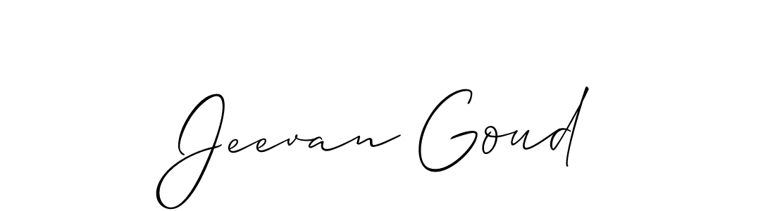 if you are searching for the best signature style for your name Jeevan Goud. so please give up your signature search. here we have designed multiple signature styles  using Allison_Script. Jeevan Goud signature style 2 images and pictures png