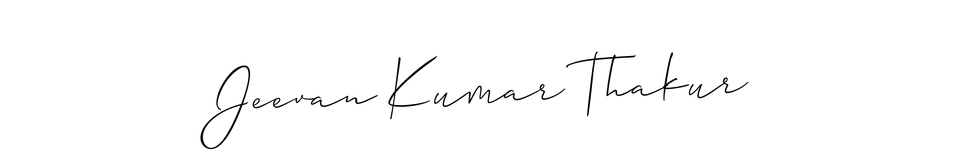 Also we have Jeevan Kumar Thakur name is the best signature style. Create professional handwritten signature collection using Allison_Script autograph style. Jeevan Kumar Thakur signature style 2 images and pictures png