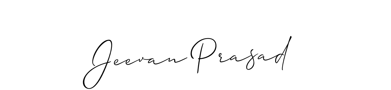 if you are searching for the best signature style for your name Jeevan Prasad. so please give up your signature search. here we have designed multiple signature styles  using Allison_Script. Jeevan Prasad signature style 2 images and pictures png