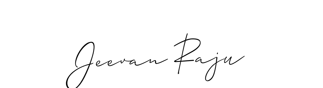 How to make Jeevan Raju signature? Allison_Script is a professional autograph style. Create handwritten signature for Jeevan Raju name. Jeevan Raju signature style 2 images and pictures png