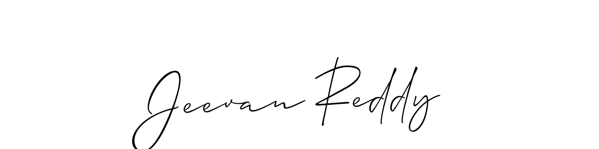 Create a beautiful signature design for name Jeevan Reddy. With this signature (Allison_Script) fonts, you can make a handwritten signature for free. Jeevan Reddy signature style 2 images and pictures png