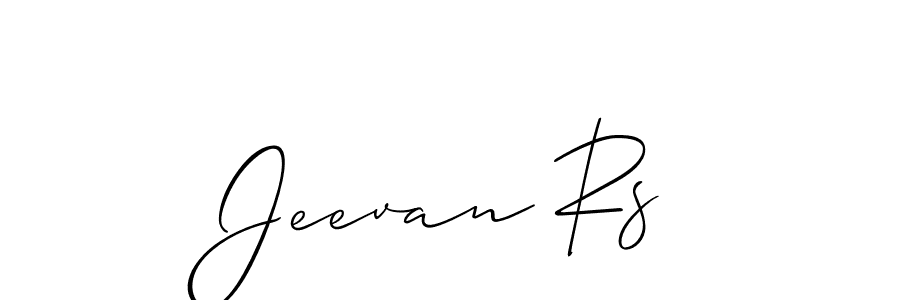 Best and Professional Signature Style for Jeevan Rs. Allison_Script Best Signature Style Collection. Jeevan Rs signature style 2 images and pictures png