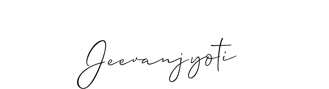 Make a beautiful signature design for name Jeevanjyoti. With this signature (Allison_Script) style, you can create a handwritten signature for free. Jeevanjyoti signature style 2 images and pictures png