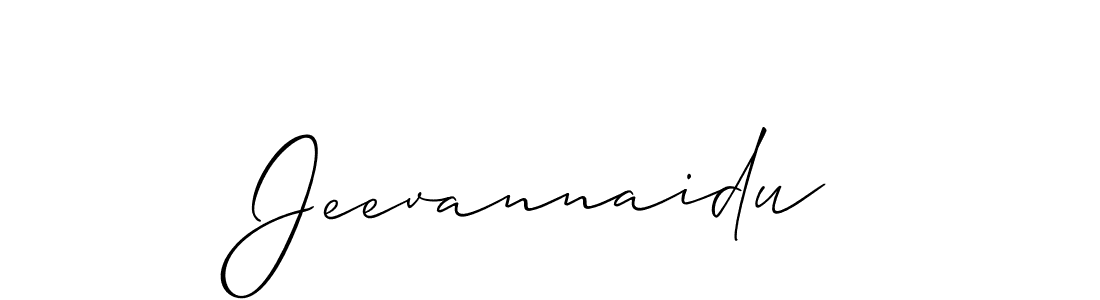 Design your own signature with our free online signature maker. With this signature software, you can create a handwritten (Allison_Script) signature for name Jeevannaidu. Jeevannaidu signature style 2 images and pictures png