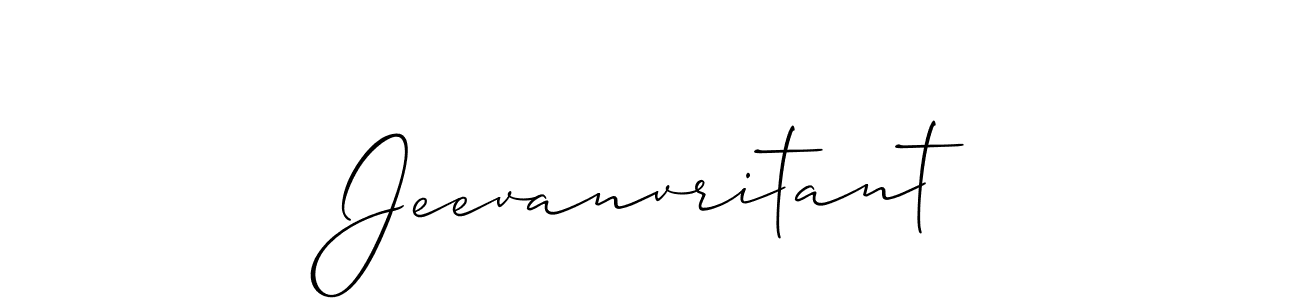 if you are searching for the best signature style for your name Jeevanvritant. so please give up your signature search. here we have designed multiple signature styles  using Allison_Script. Jeevanvritant signature style 2 images and pictures png