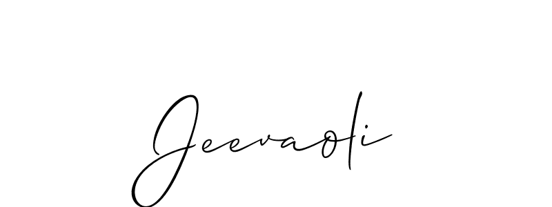 Also we have Jeevaoli name is the best signature style. Create professional handwritten signature collection using Allison_Script autograph style. Jeevaoli signature style 2 images and pictures png