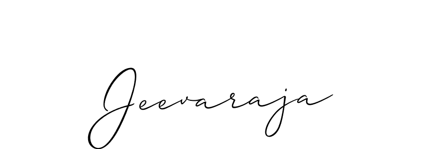 Make a beautiful signature design for name Jeevaraja. With this signature (Allison_Script) style, you can create a handwritten signature for free. Jeevaraja signature style 2 images and pictures png