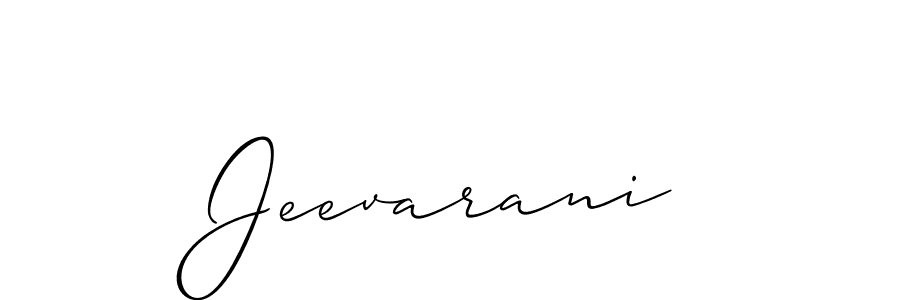 Also You can easily find your signature by using the search form. We will create Jeevarani name handwritten signature images for you free of cost using Allison_Script sign style. Jeevarani signature style 2 images and pictures png