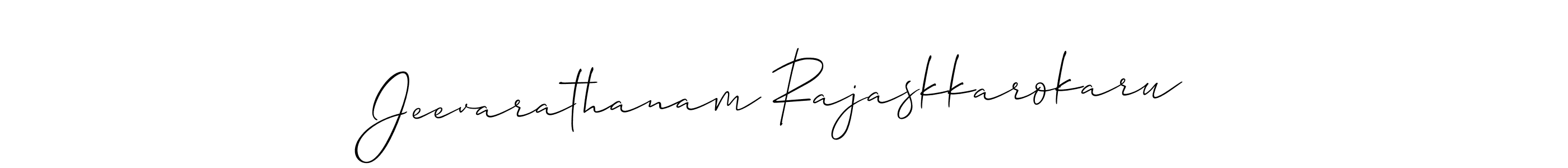 You can use this online signature creator to create a handwritten signature for the name Jeevarathanam Rajaskkarokaru. This is the best online autograph maker. Jeevarathanam Rajaskkarokaru signature style 2 images and pictures png