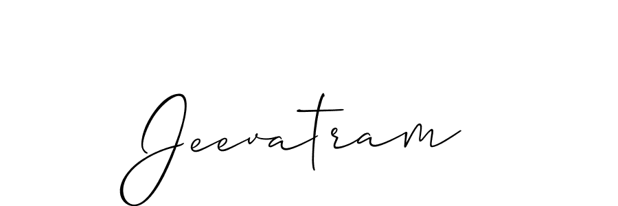 It looks lik you need a new signature style for name Jeevatram. Design unique handwritten (Allison_Script) signature with our free signature maker in just a few clicks. Jeevatram signature style 2 images and pictures png