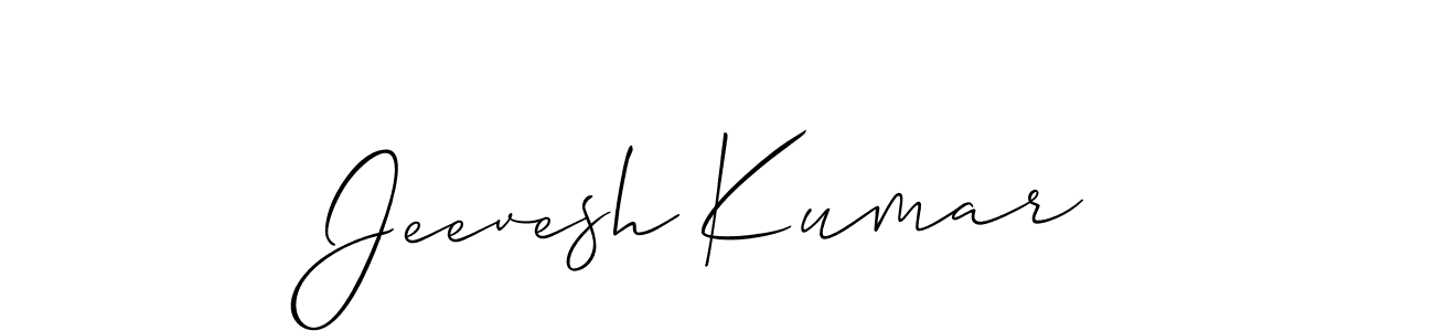 How to Draw Jeevesh Kumar signature style? Allison_Script is a latest design signature styles for name Jeevesh Kumar. Jeevesh Kumar signature style 2 images and pictures png