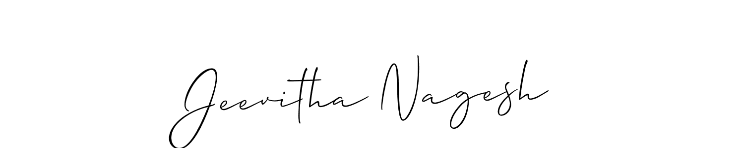Jeevitha Nagesh stylish signature style. Best Handwritten Sign (Allison_Script) for my name. Handwritten Signature Collection Ideas for my name Jeevitha Nagesh. Jeevitha Nagesh signature style 2 images and pictures png