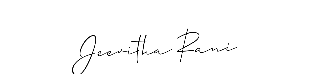 Best and Professional Signature Style for Jeevitha Rani. Allison_Script Best Signature Style Collection. Jeevitha Rani signature style 2 images and pictures png