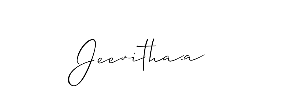 See photos of Jeevitha.a official signature by Spectra . Check more albums & portfolios. Read reviews & check more about Allison_Script font. Jeevitha.a signature style 2 images and pictures png