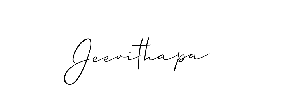 Once you've used our free online signature maker to create your best signature Allison_Script style, it's time to enjoy all of the benefits that Jeevithapa name signing documents. Jeevithapa signature style 2 images and pictures png