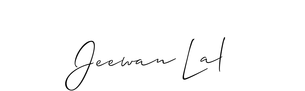 How to Draw Jeewan Lal signature style? Allison_Script is a latest design signature styles for name Jeewan Lal. Jeewan Lal signature style 2 images and pictures png