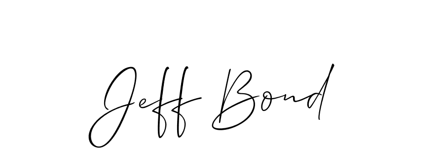 Similarly Allison_Script is the best handwritten signature design. Signature creator online .You can use it as an online autograph creator for name Jeff Bond. Jeff Bond signature style 2 images and pictures png