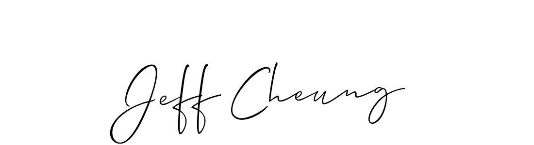 How to make Jeff Cheung signature? Allison_Script is a professional autograph style. Create handwritten signature for Jeff Cheung name. Jeff Cheung signature style 2 images and pictures png