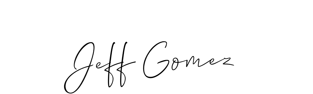 You can use this online signature creator to create a handwritten signature for the name Jeff Gomez. This is the best online autograph maker. Jeff Gomez signature style 2 images and pictures png