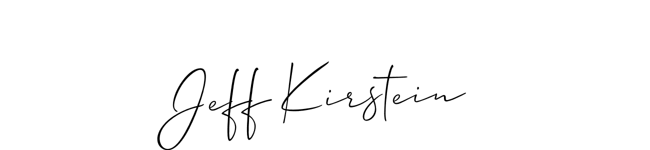 if you are searching for the best signature style for your name Jeff Kirstein. so please give up your signature search. here we have designed multiple signature styles  using Allison_Script. Jeff Kirstein signature style 2 images and pictures png