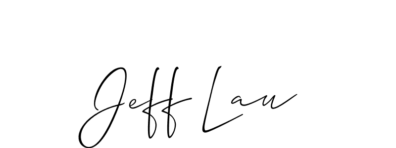 Once you've used our free online signature maker to create your best signature Allison_Script style, it's time to enjoy all of the benefits that Jeff Lau name signing documents. Jeff Lau signature style 2 images and pictures png