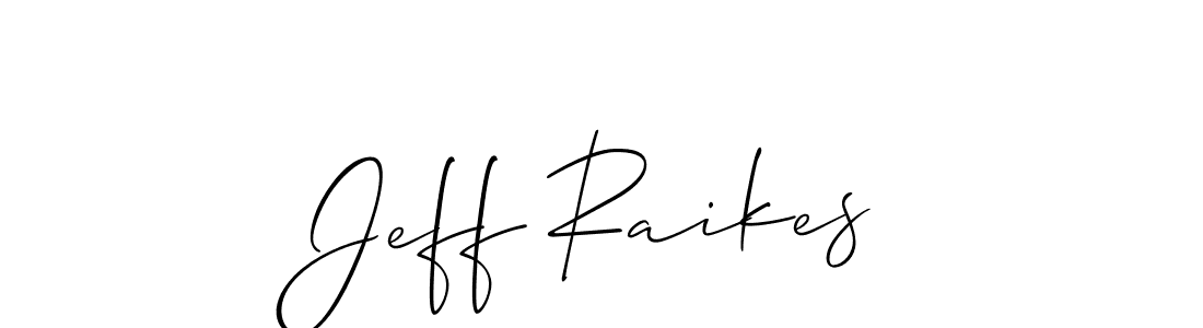 This is the best signature style for the Jeff Raikes name. Also you like these signature font (Allison_Script). Mix name signature. Jeff Raikes signature style 2 images and pictures png