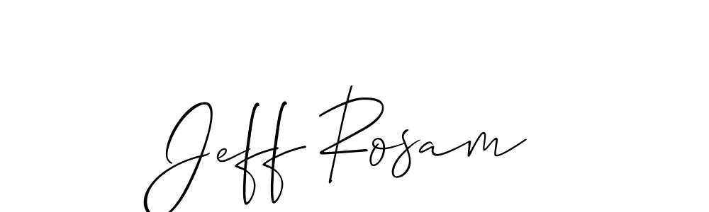 Here are the top 10 professional signature styles for the name Jeff Rosam. These are the best autograph styles you can use for your name. Jeff Rosam signature style 2 images and pictures png