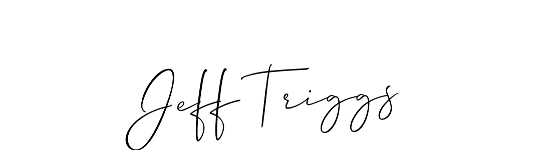 The best way (Allison_Script) to make a short signature is to pick only two or three words in your name. The name Jeff Triggs include a total of six letters. For converting this name. Jeff Triggs signature style 2 images and pictures png