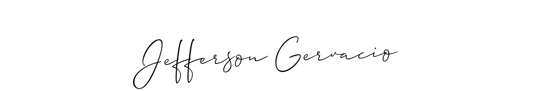 Once you've used our free online signature maker to create your best signature Allison_Script style, it's time to enjoy all of the benefits that Jefferson Gervacio name signing documents. Jefferson Gervacio signature style 2 images and pictures png