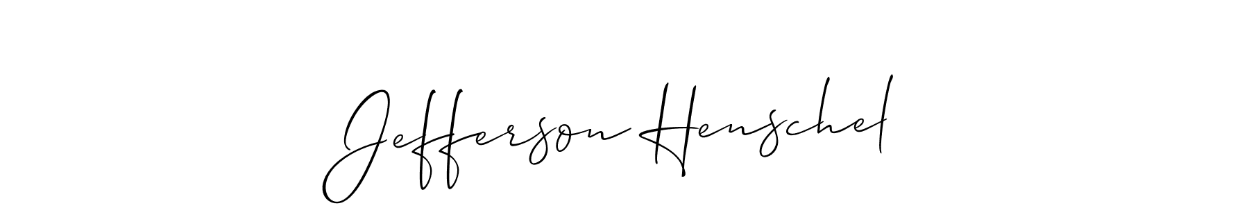 if you are searching for the best signature style for your name Jefferson Henschel. so please give up your signature search. here we have designed multiple signature styles  using Allison_Script. Jefferson Henschel signature style 2 images and pictures png