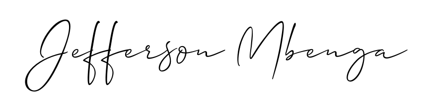 A timeless handwritten aesthetic for Jefferson Mbenga. The Allison_Script font gives your signature a handcrafted feel with natural curves. Jefferson Mbenga signature style 2 images and pictures png
