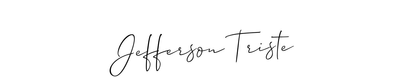 See photos of Jefferson Triste official signature by Spectra . Check more albums & portfolios. Read reviews & check more about Allison_Script font. Jefferson Triste signature style 2 images and pictures png