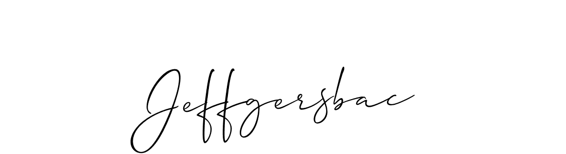 The best way (Allison_Script) to make a short signature is to pick only two or three words in your name. The name Jeffgersbac include a total of six letters. For converting this name. Jeffgersbac signature style 2 images and pictures png