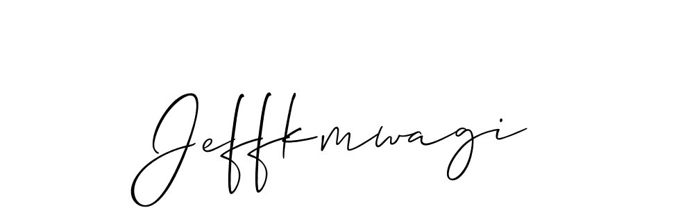 You should practise on your own different ways (Allison_Script) to write your name (Jeffkmwagi) in signature. don't let someone else do it for you. Jeffkmwagi signature style 2 images and pictures png
