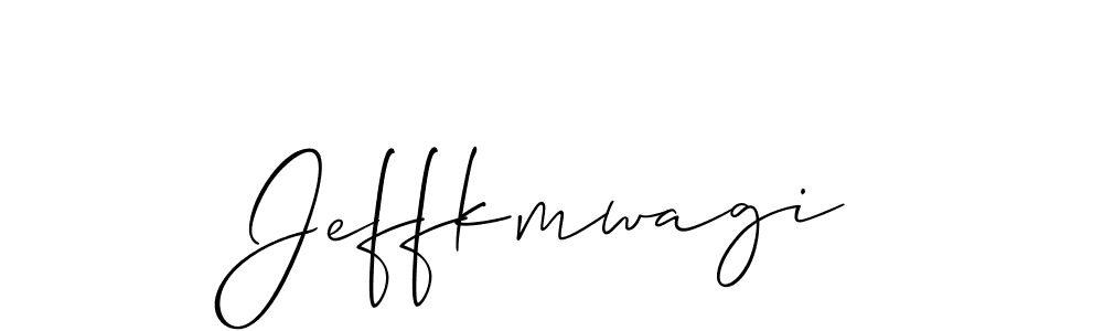 You should practise on your own different ways (Allison_Script) to write your name (Jeffkmwagi) in signature. don't let someone else do it for you. Jeffkmwagi signature style 2 images and pictures png