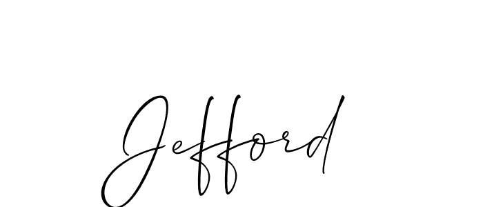 Also we have Jefford name is the best signature style. Create professional handwritten signature collection using Allison_Script autograph style. Jefford signature style 2 images and pictures png