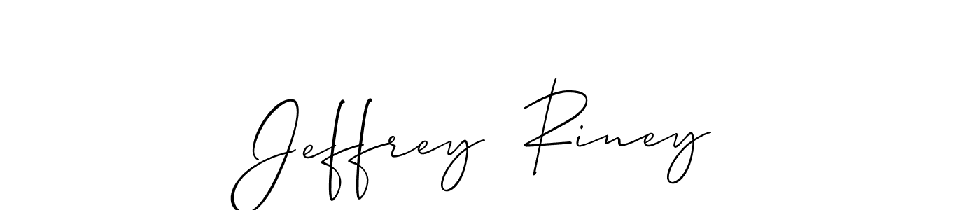 It looks lik you need a new signature style for name Jeffrey  Riney. Design unique handwritten (Allison_Script) signature with our free signature maker in just a few clicks. Jeffrey  Riney signature style 2 images and pictures png